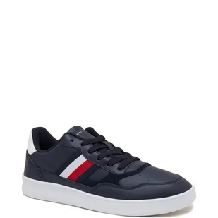 Tommy Hilfiger Skórzane trampki - Trampki męskie - miniaturka - grafika 1