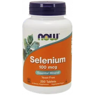 Witaminy i minerały - Now Foods Selenium 100mcg - 250 tabletek - miniaturka - grafika 1
