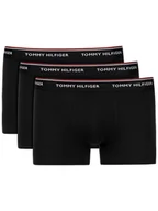 Majtki męskie - Tommy Hilfiger Komplet 3 par bokserek 3P Trunk 1U87903842 Czarny - miniaturka - grafika 1