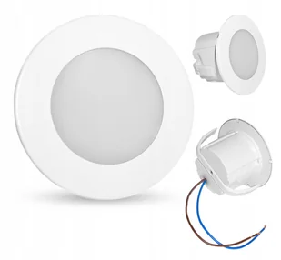 Oprawa stropowa biała IP20 40 lm LED DPM - Oprawy, klosze i abażury - miniaturka - grafika 1