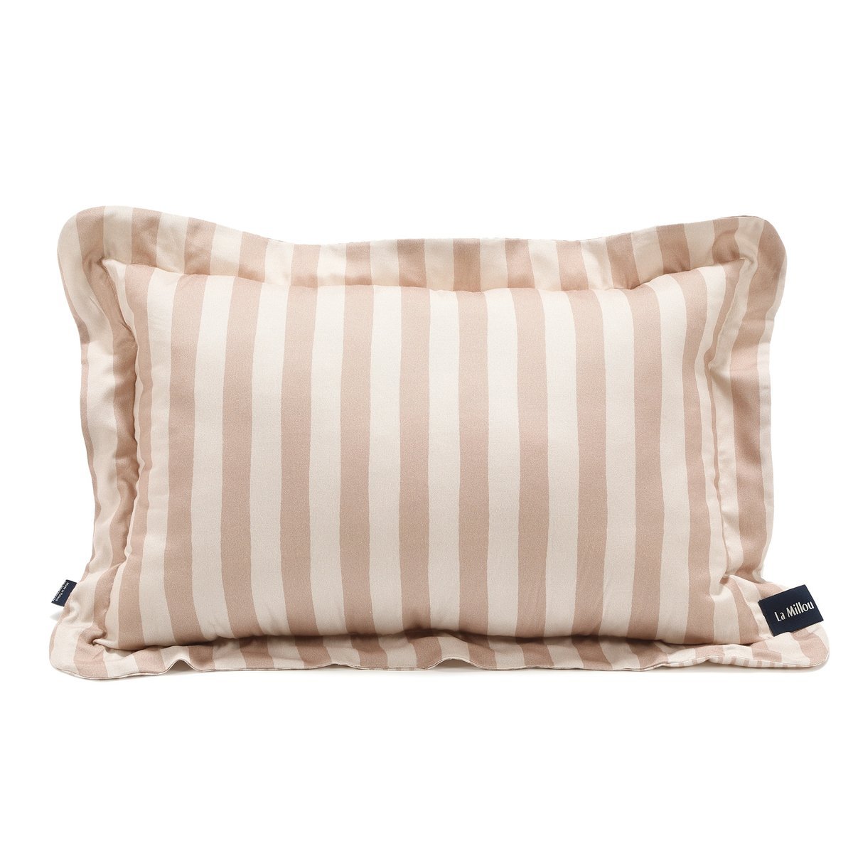 La Millou - Poduszka do spania Bamboo STRIPES BEIGE