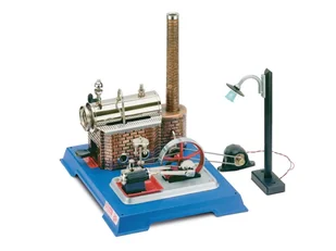 Zestaw Wilesco D105: Maszyna Parowa Wilesco D10 plus latarnia z dynamem napędzana silnikiem parowym, gotowy model silnika parowego z akcesoriami - Zabawki konstrukcyjne Zestaw Wilesco D105: Maszyna Parowa Wilesco D10 plus latarnia z dynamem napędzana silnikiem parowym, gotowy model silnika parowego z akcesoriami - Zabawki konstrukcyjne - miniaturka - grafika 1