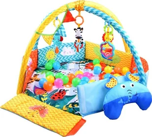 Jokomisiada Mata edukacyjna pałąk kulki KOJEC 2w1 ZA3226 - Maty edukacyjne - miniaturka - grafika 1