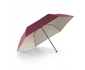 Parasole - Parasol składany damski Doppler ultralekki Zero 99 UV, bordowy - miniaturka - grafika 1