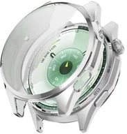 Akcesoria do smartwatchy - SILIKONOWE ETUI DO HUAWEI WATCH GT6 46MM SREBRNE - miniaturka - grafika 1