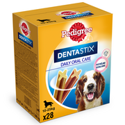 Pedigree Dentastix- Przysmak Dentystyczny Dla Psów Średnich Ras, 4 X 180G (28 Szt),
