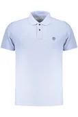 Koszulki męskie - TIMBERLAND MĘSKA KOSZULKA POLO Z KRÓTKIM RĘKAWEM, NIEBIESKA - miniaturka - grafika 1