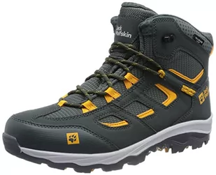 Jack Wolfskin Dzieci uniseks VOJO TEXAPORE MID K buty na zewnątrz, slate Zielony, 30 EU - Buty dla chłopców - miniaturka - grafika 1