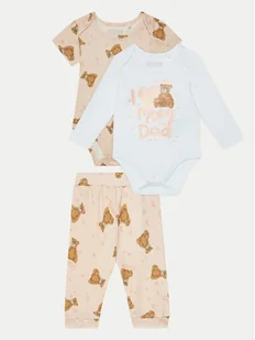 Guess Komplet 2 par body ze spodniami S5RG08 KA6W4 Kolorowy Regular Fit - Komplety dla niemowląt - miniaturka - grafika 1