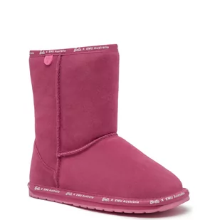 EMU Australia Skórzane śniegowce Wallaby Lo EMU AUSTRALIA X BARBIE | z dodatkiem wełny | z dodatkiem wełny - Buty dla dziewczynek - miniaturka - grafika 1