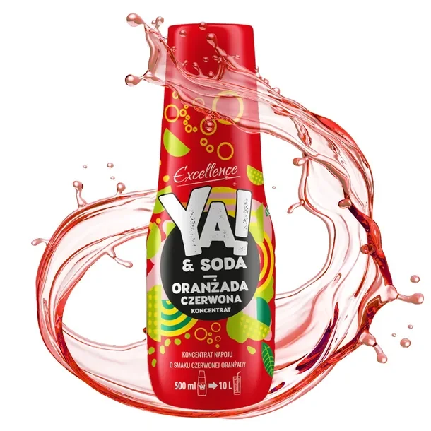 Syrop Do Saturatora Ya Soda Koncentrat Czerwona Oranżada Classic 500ml