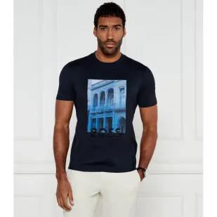 BOSS BLACK T-shirt C-Thompson 104 Regular Fit - Koszulki męskie - miniaturka - grafika 1