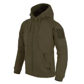 Odzież taktyczna i umundurowanie - Helikon - Bluza Urban Tactical Hoodie Lite - FullZip - Zielona- BL-ULF-CB-82 - miniaturka - grafika 1