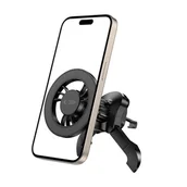 Uchwyty samochodowe do telefonów - Uchwyt na telefon TECH-PROTECT N56 Magsafe Vent Czarny - miniaturka - grafika 1