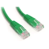 Kable miedziane - StarTech.com Kabel Ethernet Cat5e - 3,5 m - zielony - kabel krosowy - formowany kabel Cat5e - kabel sieciowy - kabel Ethernet - kabel Cat 5e - 10 stóp (M45PATCH10GN) - miniaturka - grafika 1