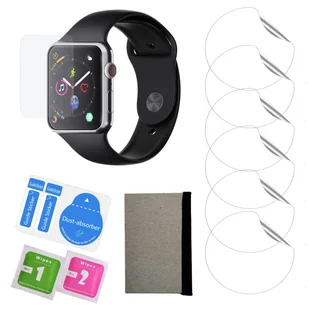 6x Folia hydrożelowa ochronna na ekran zegarka HAMA – Zestaw Premium - Akcesoria do smartwatchy - miniaturka - grafika 1