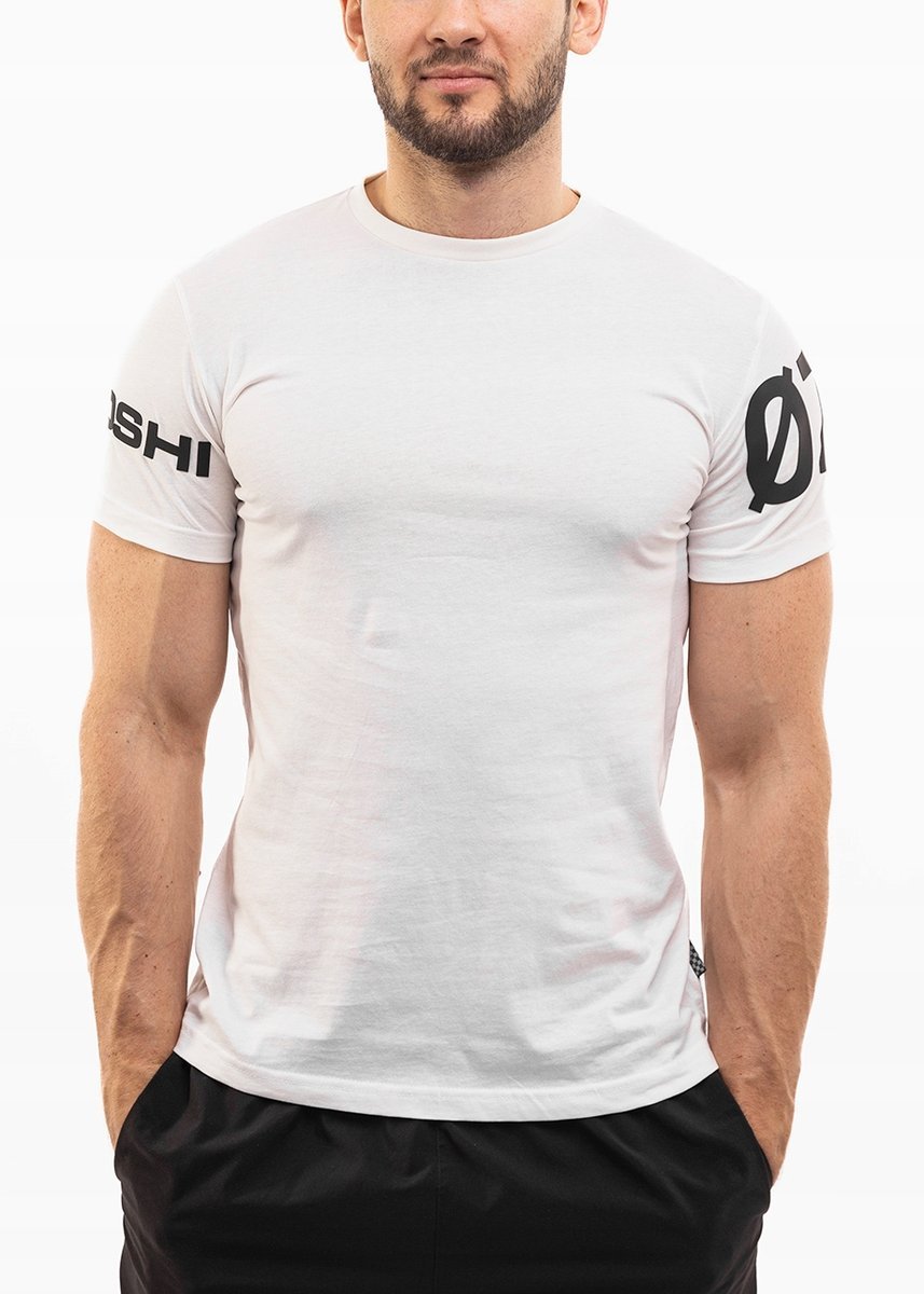 Ozoshi koszulka męska t-shirt bluzka sportowa wygodna bawełna roz. XL