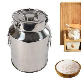 201 Szczelny dzbanek na mleko ze stali nierdzewnej, pojemność 28 l, trwała konstrukcja, łatwy transport, - Dzbanki i imbryki - miniaturka - grafika 1