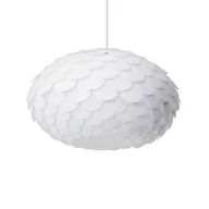 Lampy sufitowe - Beliani Lampa wisząca Lampa wisząca biała ERGES 28107 - miniaturka - grafika 1