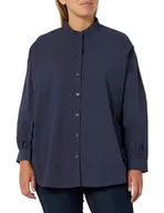 Koszule damskie - RISA Koszula damska teylon 25326389, granatowa, XXL, morski, XXL - miniaturka - grafika 1