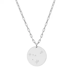 Naszyjnik damski znaki zodiaku konstelacje ze stali szlachetnej Koziorożec - Manoki - Naszyjniki - miniaturka - grafika 1