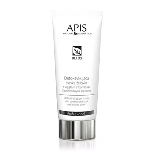 Apis Professional Detox Detoksykująca Maska Żelowa z Węglem z Bambusa i Jonizowanym Srebrem, 200ml - Maseczki do twarzy - miniaturka - grafika 1