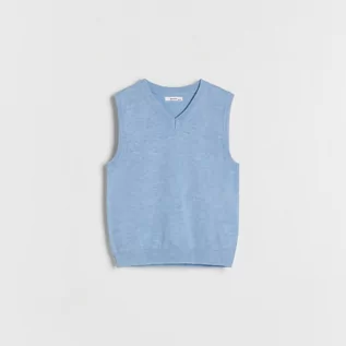 Bluzy dla chłopców - Reserved - Melanżowa kamizelka - Niebieski - grafika 1