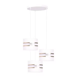 Victoria lampa wisząca 3xE27 biała K-5212 - Lampy sufitowe - miniaturka - grafika 1
