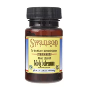 Swanson, Suplement diety Molibden 400 mcg, 60 kapsułek - Witaminy i minerały - miniaturka - grafika 1
