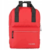 Plecaki - Plecak miejski Travelite Wodoodporny Czerwony - miniaturka - grafika 1