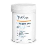 Witaminy i minerały - ForMeds, Powder COLLAGEN ZINC Kolagen i cynk, Suplement diety, 30 porcji - miniaturka - grafika 1