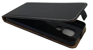 Flexi Kabura Slim Fresh Pionowa do Moto E7 Plus czarny - Etui i futerały do telefonów - miniaturka - grafika 1