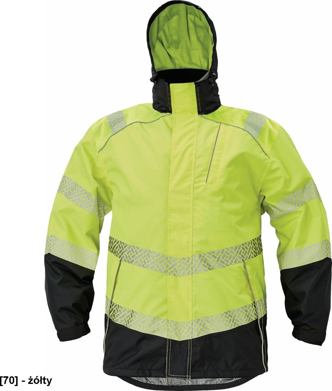 CERVA KNOXFIELD PROFI HI-VIS - kurtka, 100% poliester, wodoodporna, rozm. XL