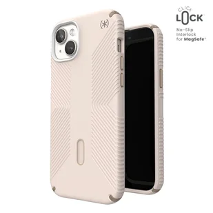 Speck Presidio2 Grip ClickLock & Magsafe - Etui iPhone 15 Plus (Bleached Bone / Heirloom Gold / Hazel Brown) - Etui i futerały do telefonów - miniaturka - grafika 2