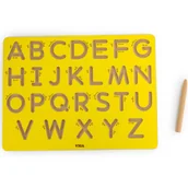 Tablice dla dzieci - VIGA Tablica Grafomotoryczna Duże Litery Nauka Pisania - miniaturka - grafika 1