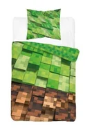 Pościel dla dzieci - Detexpol Pościel bawełniana 160x200 Minecraft zielona dla gracza 4663 A Panelowa 38 - miniaturka - grafika 1