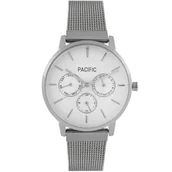 Zegarki damskie - Srebrny damski zegarek z multidatownikiem PACIFIC X6202-01 - miniaturka - grafika 1