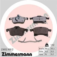 Klocki hamulcowe - Klocki hamulcowe - komplet ZIMMERMANN 23832.900.2 - miniaturka - grafika 1