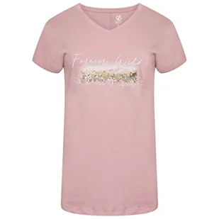 Dare 2b Damska koszulka Moments II, puder różowy, 14 - Koszulki i topy damskie - miniaturka - grafika 1