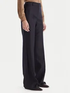 Spodnie damskie - Marella Spodnie palazzo Renoir 2523136082 Granatowy Wide Leg - miniaturka - grafika 1