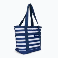 Akcesoria turystyczne - Spokey Torba plażowa Acapulco 39x15x27cm granatowo-biała (839586) - miniaturka - grafika 1