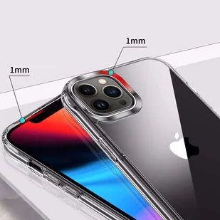 Etui pancerne obudowa ochronna Alogy Hybrid Case do Apple iPhone 13 Pro Przezroczyste + Szkło - Etui i futerały do telefonów - miniaturka - grafika 7