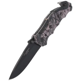 Nóż składany ratowniczy Herbertz CJH Camo Optics Aluminium, Black Blade (44068 - 218111) - Noże - miniaturka - grafika 5