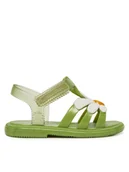 Buty dla dziewczynek - Melissa Sandały Mini Melissa Hip Bloomy Bb 35902 Zielony - miniaturka - grafika 1