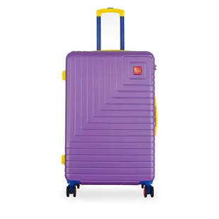 Walizka duża Semi Line T5940-3 Fioletowy - Walizki - miniaturka - grafika 1