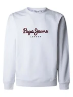 Bluzy męskie - Pepe Jeans Bluza "Duke" w kolorze białym - miniaturka - grafika 1