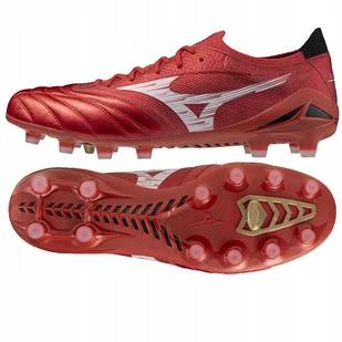 Buty Mizuno Morelia Neo IV Beta Elite FG P1GA254260 czerwony 41 - Piłka nożna - miniaturka - grafika 1