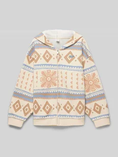 Bluza rozpinana z kapturem - Bluzy dla dziewczynek - miniaturka - grafika 1