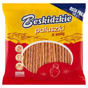 Beskidzkie Paluszki z solą 240 g - Paluszki - miniaturka - grafika 1
