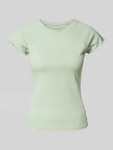 T-shirt o kroju regular fit z mieszanki bawełny - Koszulki i topy damskie - miniaturka - grafika 1